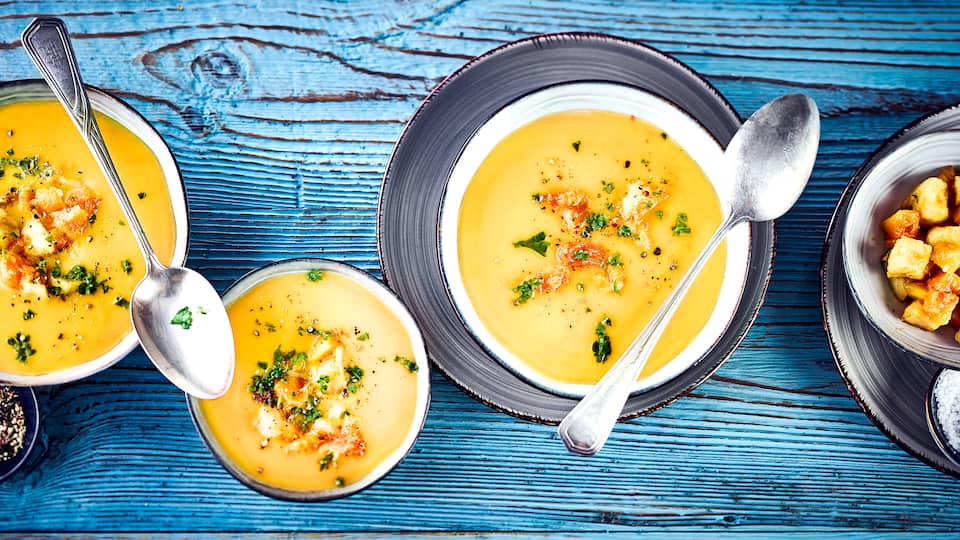 Papaya-Kürbis-Suppe Papaya-Kürbis-Suppe