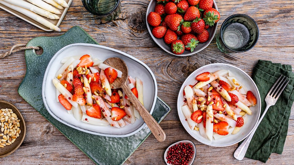 Spargel-Erdbeer-Salat Spargel-Erdbeer-Salat