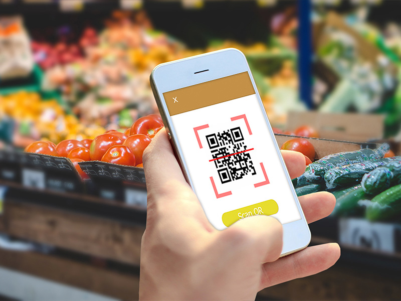 Rückverfolgung bei Edeka Unsere Heimat mit QR-Code